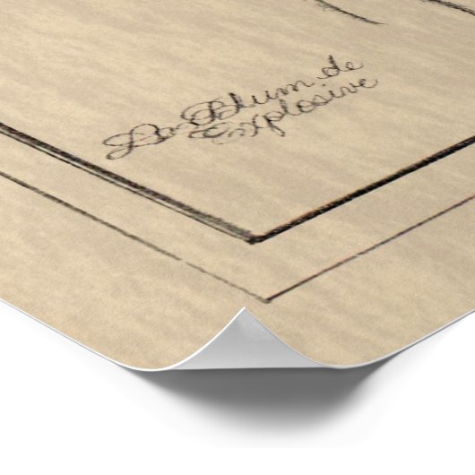 Blum de explosive poster (Ecke)