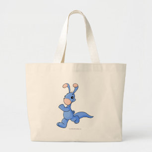 Blumaroo Blau Jumbo Stoffbeutel