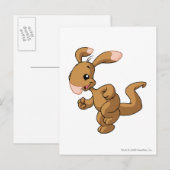 Blumaroo Brown Postkarte (Vorne/Hinten)