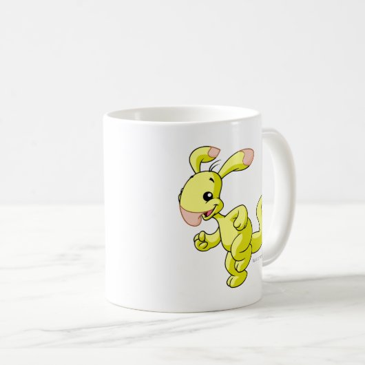Blumaroo Gelb Kaffeetasse (VorderseiteRechts)