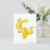 Blumaroo Gold Postkarte (Stehend Vorderseite)