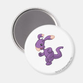 Blumaroo Lila Magnet (Vorderseite/Rückseite)