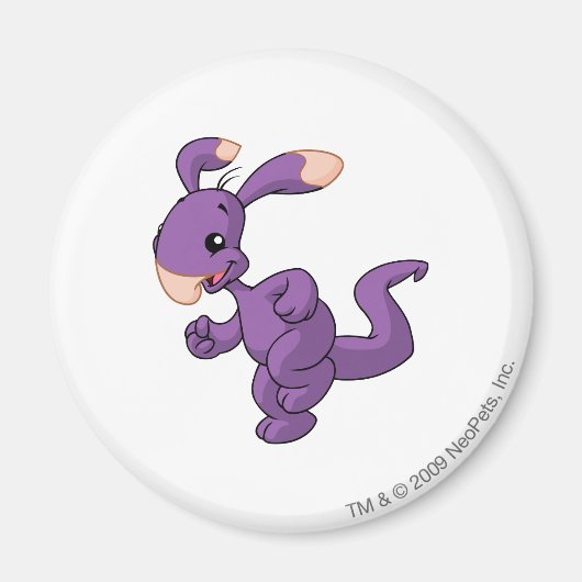 Blumaroo Lila Magnet (Vorne)