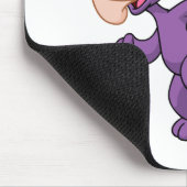 Blumaroo lila mousepad (Ecke)
