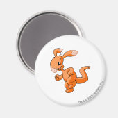 Blumaroo Orange Magnet (Vorderseite/Rückseite)