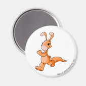 Blumaroo Orange Magnet (Vorderseite/Rückseite)