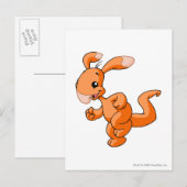 Blumaroo Orange Postkarte (Vorne/Hinten)