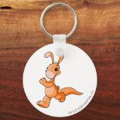 Blumaroo Orange Schlüsselanhänger (Vorderseite)