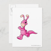 Blumaroo Pink Postkarte (Vorne/Hinten)
