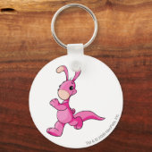 Blumaroo Pink Schlüsselanhänger (Vorderseite)