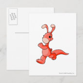 Blumaroo Red Postkarte (Vorne/Hinten)