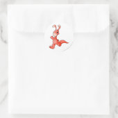 Blumaroo Red Runder Aufkleber (Tasche)