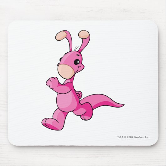 Blumaroo Rosa Mousepad (Vorne)