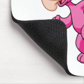 Blumaroo Rosa Mousepad (Ecke)