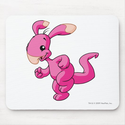Blumaroo Rosa Mousepad (Vorne)