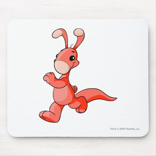 Blumaroo Rot Mousepad (Vorne)