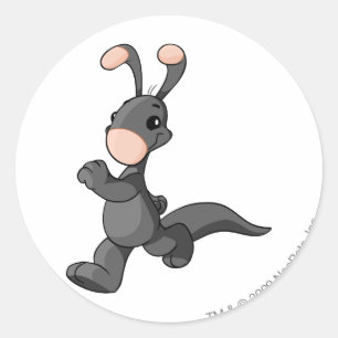 Blumaroo Schatten Runder Aufkleber