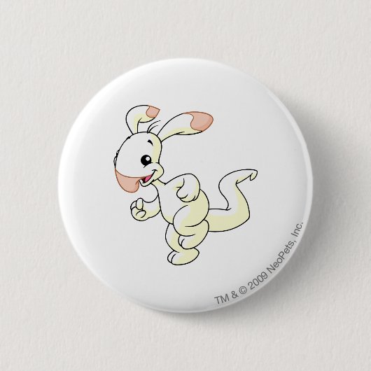 Blumaroo Weiß Button (Vorderseite)