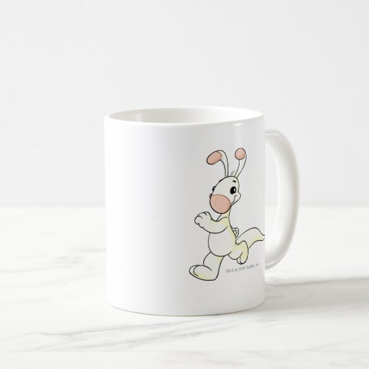 Blumaroo Weiß Kaffeetasse (VorderseiteRechts)