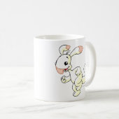 Blumaroo Weiß Kaffeetasse (VorderseiteRechts)