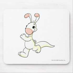 Blumaroo Weiß Mousepad
