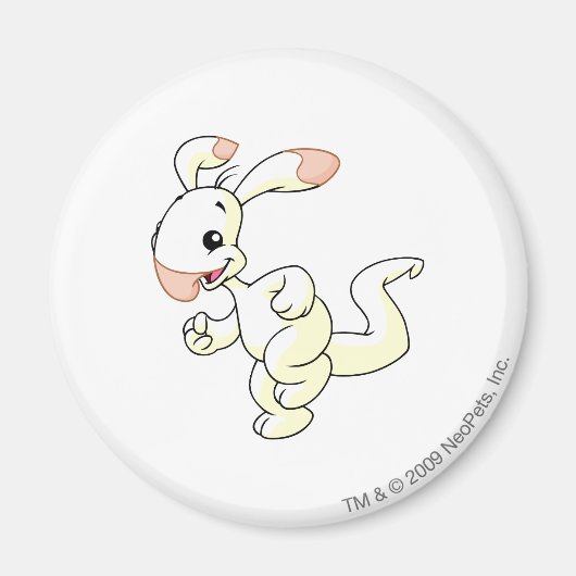 Blumaroo White Magnet (Vorne)