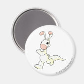 Blumaroo White Magnet (Vorderseite/Rückseite)