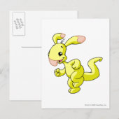 Blumaroo Yellow Postkarte (Vorne/Hinten)