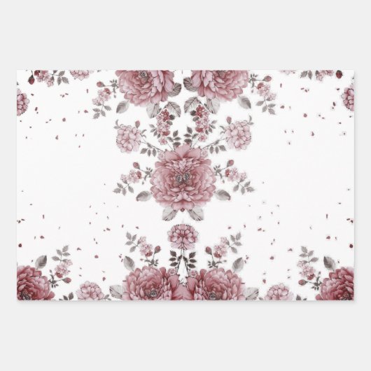 Blume3 Geschenkpapier Set (Vorderseite 3)