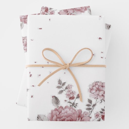 Blume3 Geschenkpapier Set (Beispiel)