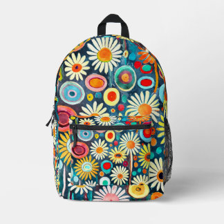 Blume #1004 bedruckter rucksack