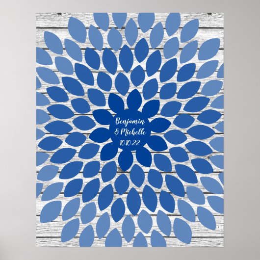 Blume - 100 Leaf Guest Book Alternative Poster (Vorne)