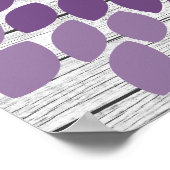 Blume - 100 Signature Gästebuchplakat Poster (Ecke)