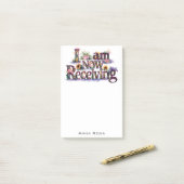 *~* Blume 11 JETZT ERHALTE ICH AP85 Manifesting Post-it Klebezettel (Auf Schreibtisch)