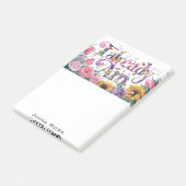 *~* Blume 13 BEREITS AM AP85 Manifesting Post-it Klebezettel (angewinkelt)