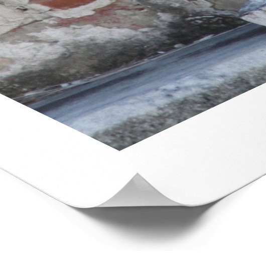 Blume 16x20 Poster mit Rand (Ecke)