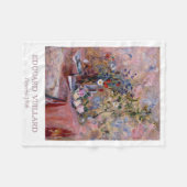 Blume 1906 von Edouard Vuillard Fleecedecke (Vorderseite (Horizontal))