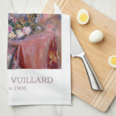 Blume 1906 von Edouard Vuillard Geschirrtuch (Viertel Falte)
