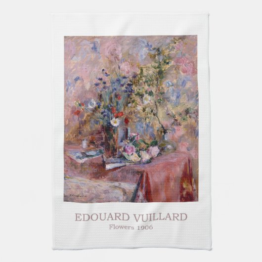 Blume 1906 von Edouard Vuillard Geschirrtuch (Vertikal)