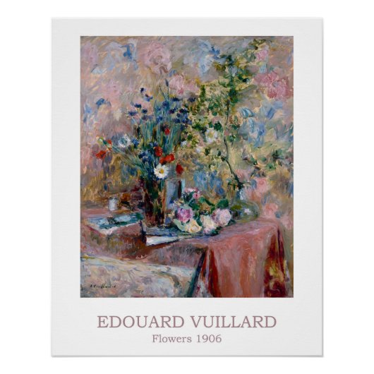 Blume 1906 von Edouard Vuillard Poster (Vorderseite)