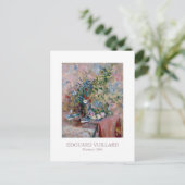 Blume 1906 von Edouard Vuillard Postkarte (Stehend Vorderseite)