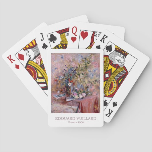 Blume 1906 von Edouard Vuillard Spielkarten (Rückseite)