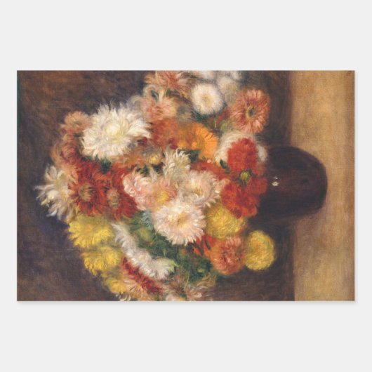 Blume (1) Dekoupage Trio Set von Auguste Renoir Geschenkpapier Set (Vorderseite 2)