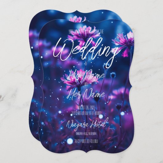 BLUME 1 EINLADUNG (Vorne/Hinten)