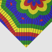 Blume-1-GEWEBE-WRAP-PAPIER MIT Primärfarben Seidenpapier (Ausschnitt)
