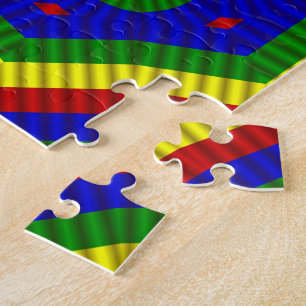 Blume 1: Primärfarben Puzzle