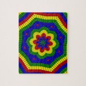 Blume 1: Primärfarben Puzzle (Vertikal)