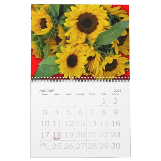 Blume 2011, kalender (Jan 2027)