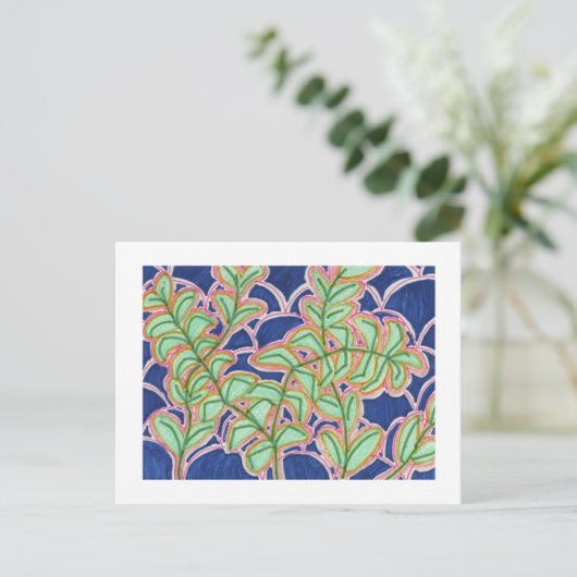 Blume-2012/02 Postkarte (Stehend Vorderseite)