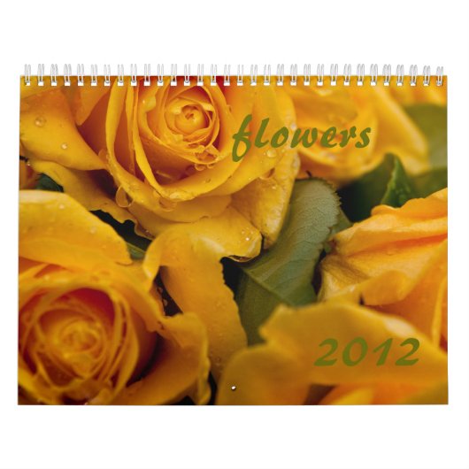 Blume 2012 kalender (Titelbild)